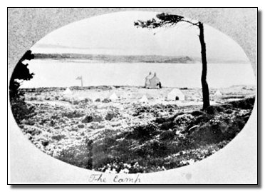 Post Card of Camp site