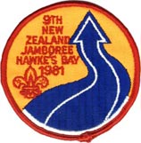 9th New ealand Jamboree Badge